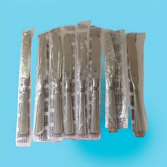 8 Pfaltzgraff Kenilworth Knives Knife Set Stainless Steel Solid Glossy Flatware - Picture 9 of 14